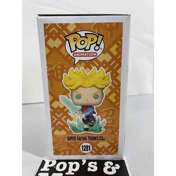 Funko Pop! Dragon Ball Z: Super Saiyan Trunks With Sword 1281 Vinyl Figure New - Picture 5 of 7
